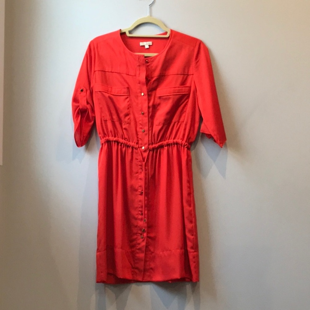 Shoshanna button up dress size 6